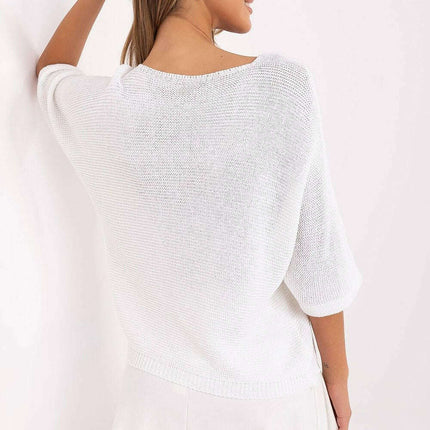 Casual Women Jumper Model 206727 Cotton Blend Pullover - Très Elite