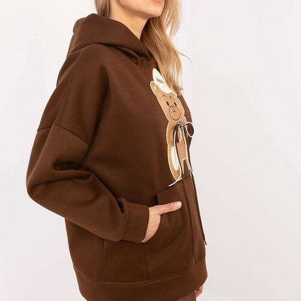 Casual Womens Sweatshirt Model 204376 Durable Polyester - Très Elite