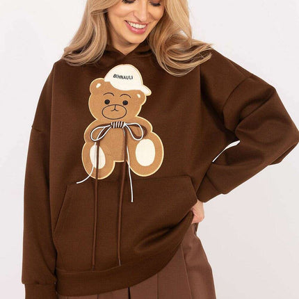Casual Womens Sweatshirt Model 204376 Durable Polyester - Très Elite