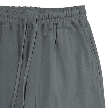 Casual cuffed multi-pocket drawstring trousers - Très Elite