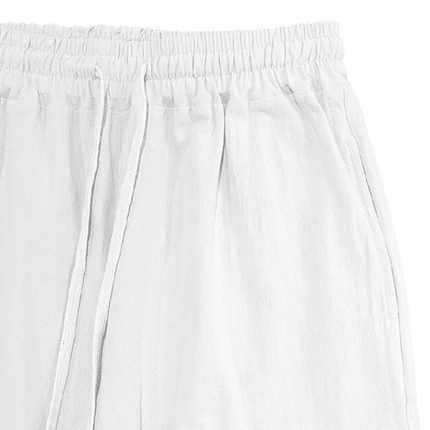 Casual cuffed multi-pocket drawstring trousers - Très Elite
