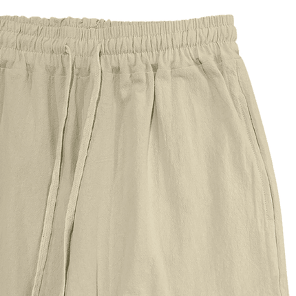 Casual cuffed multi-pocket drawstring trousers - Très Elite