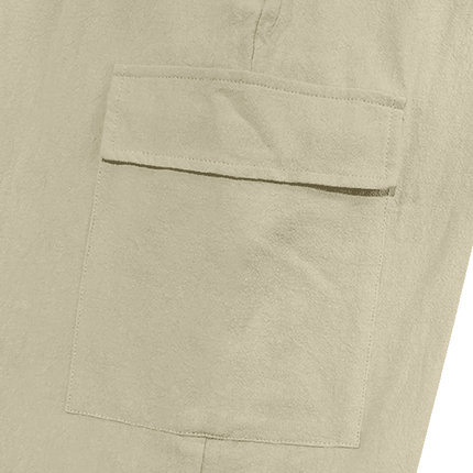 Casual cuffed multi-pocket drawstring trousers - Très Elite