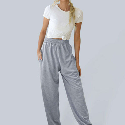 Casual sports basic loose legged pants - Très Elite