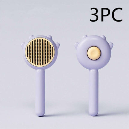 Cat Comb Massage Pet Grooming Brush - Perfect for Hair Removal and Grooming for Cats and Dogs - Très Elite