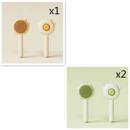 Cat Comb Massage Pet Grooming Brush - Perfect for Hair Removal and Grooming for Cats and Dogs - Très Elite