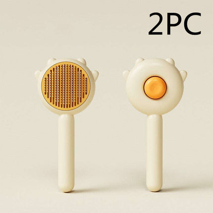 Cat Comb Massage Pet Grooming Brush - Perfect for Hair Removal and Grooming for Cats and Dogs - Très Elite