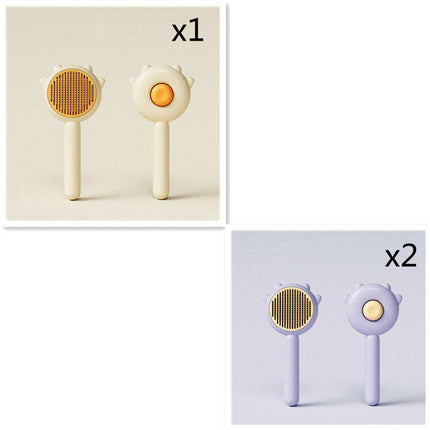 Cat Comb Massage Pet Grooming Brush - Perfect for Hair Removal and Grooming for Cats and Dogs - Très Elite