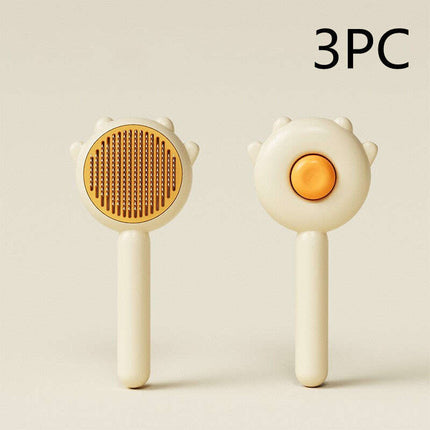 Cat Comb Massage Pet Grooming Brush - Perfect for Hair Removal and Grooming for Cats and Dogs - Très Elite