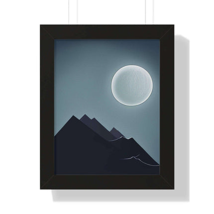 Celestial Harmony Eco-Conscious Framed Art Print..