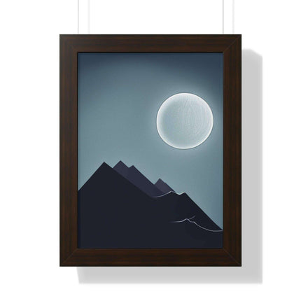 Celestial Harmony Eco-Conscious Framed Art Print..