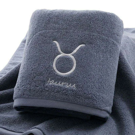 Celestial Zodiac Luxury Quick-Dry Cotton Towel Collection - Très Elite