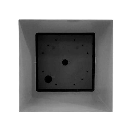 Cement Gray 20-Inch Tapered Resin Planter from the Finley Collection..