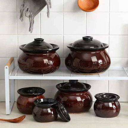 Ceramic Clay Cooking Pot Set for Elevated Kitchen Experiences - Très Elite