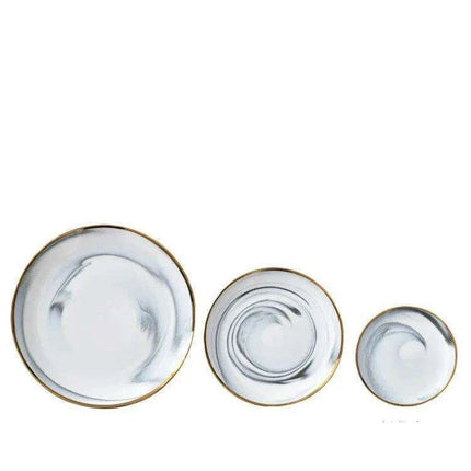 Ceramic Elegance Dining Set: Elevate Your Dining Moments with Botanica Bliss..