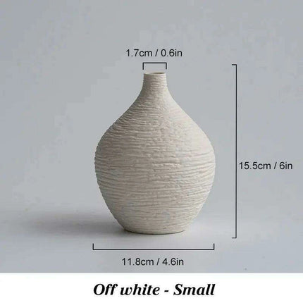 Ceramic Vase Set: Nordic Elegance for Timeless Home Decor and Gifting