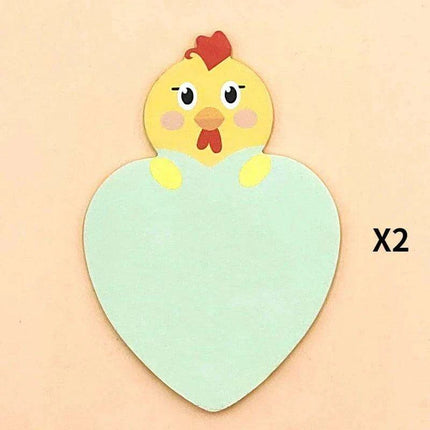 Charming Animal-Inspired Heart-Shaped Sticky Notes for Creative Minds- Très Elite- Très Elite