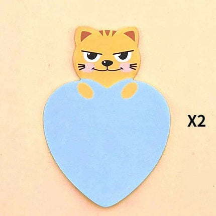 Charming Animal-Inspired Heart-Shaped Sticky Notes for Creative Minds- Très Elite- Très Elite