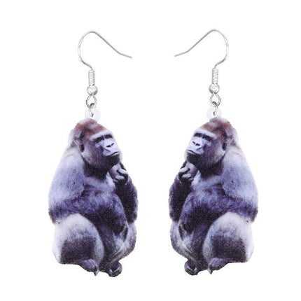 Charming Animal-Themed Acrylic Earrings for the Fashion-Forward Individual- Très Elite- Très Elite