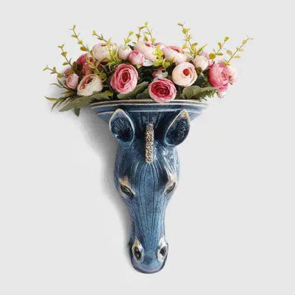 Charming Animal Wall Vase with European Flair for Stylish Home Accents