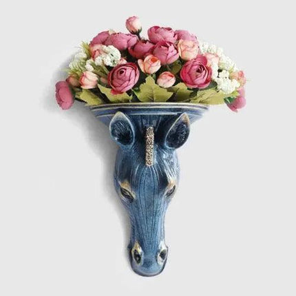 Charming Animal Wall Vase with European Flair for Stylish Home Accents