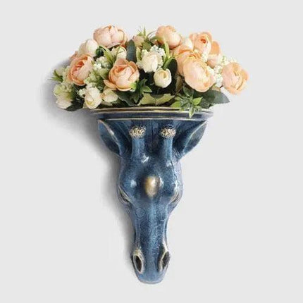 Charming Animal Wall Vase with European Flair for Stylish Home Accents