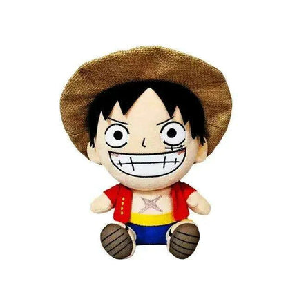 Charming Anime Plush Doll Set - Luffy, Chopper, Ace & Law - 25CM Collectible Figures for Kids and Loved Ones