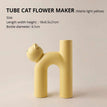 Tubular Cat Flower Set - Matte Lazy Yellow