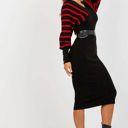 Charming Belted Knit Daydress