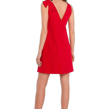 Charming Bow-Embellished Trapeze Dress - Très Elite
