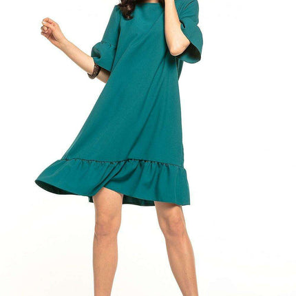 Charming Bow Frill Mini Dress