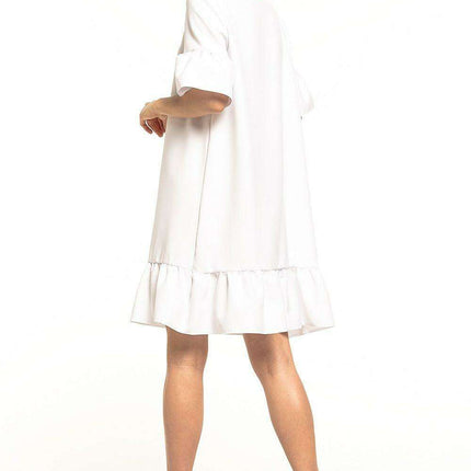 Charming Bow Frill Mini Dress - Très Elite