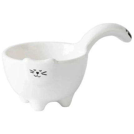 Charming Bunny and Kitty Ceramic Sauce Dish Set for Whimsical Dining Experiences - Très Elite