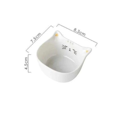 Charming Bunny and Kitty Ceramic Sauce Dish Set for Whimsical Dining Experiences - Très Elite