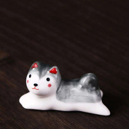 Charming Cat-Inspired Ceramic Chopstick Holder for Elegant Dining - Très Elite