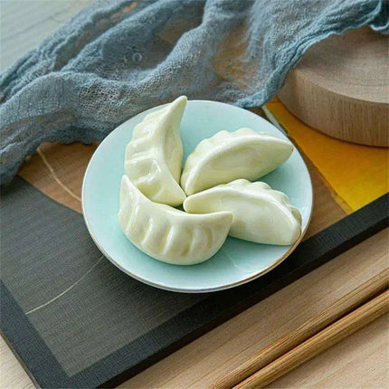 Charming Ceramic Dumpling Chopsticks Holder Set for Elegant Japanese Dining - Très Elite