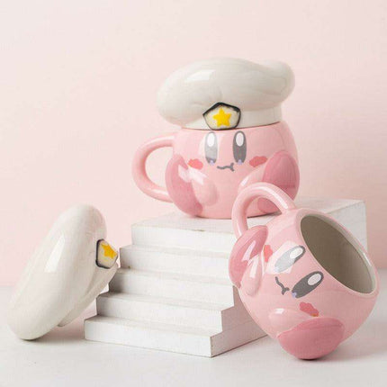 Charming Chef Cartoon Enamel Mug - Functional Art for Your Daily Sip - Très Elite