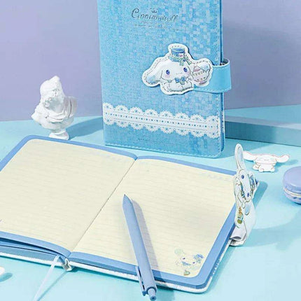 Charming Cinnamoroll Anime Journal with Secure Magnetic Snap Closure - Très Elite