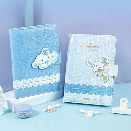 Charming Cinnamoroll Anime Journal with Secure Magnetic Snap Closure - Très Elite