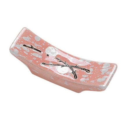 Charming Eco-Conscious Snowflake Ceramic Chopstick Holder - Enhance Your Dining Experience with Japanese Elegance - Très Elite