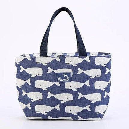 Charming Flamingo Insulated Lunch Tote - Stylish Mealtime Companion