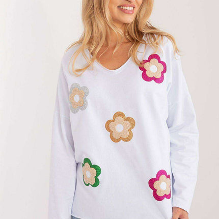 Charming Floral Cotton Blouse for Effortless Everyday Style