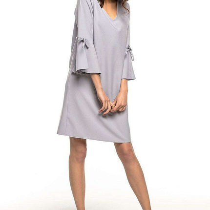 Charming Frill Sleeve Evening Dress - Très Elite