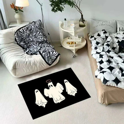 Charming Ghost-Themed Non-Slip Playroom Carpet for Kids - Perfect for Halloween Fun! - Très Elite