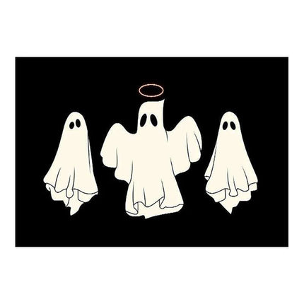 Charming Ghost-Themed Non-Slip Playroom Carpet for Kids - Perfect for Halloween Fun!..