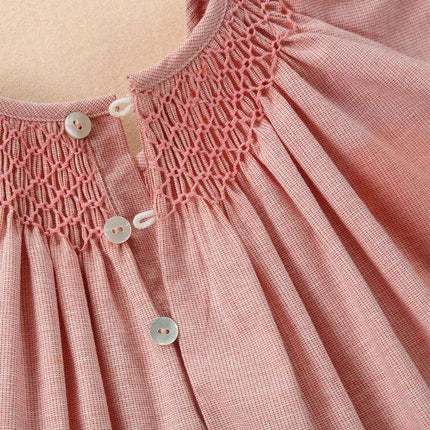 Charming Handcrafted Pink Summer Dress and Pants Ensemble for Baby Girls with Elegant Embroidery - Très Elite