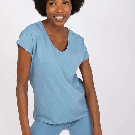 Charming Heart Neckline Cotton T-Shirt for Casual Elegance - Très Elite
