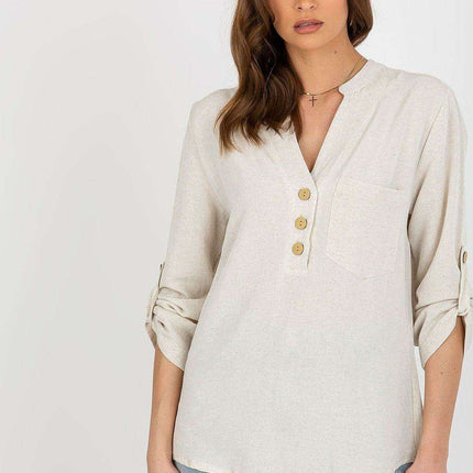 Charming Heart Shaped Neckline Blouse Elegant European Top - Très Elite
