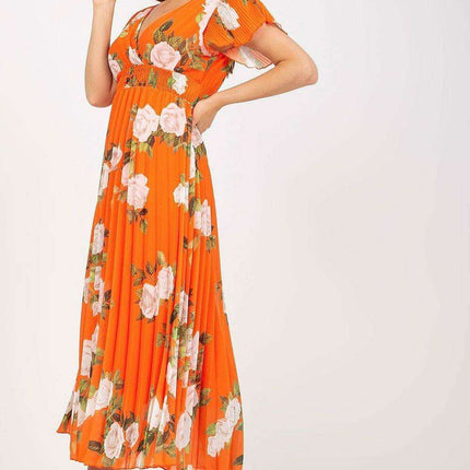 Charming Italian Frill Sleeve Summer Dress Daydress Italy - Très Elite