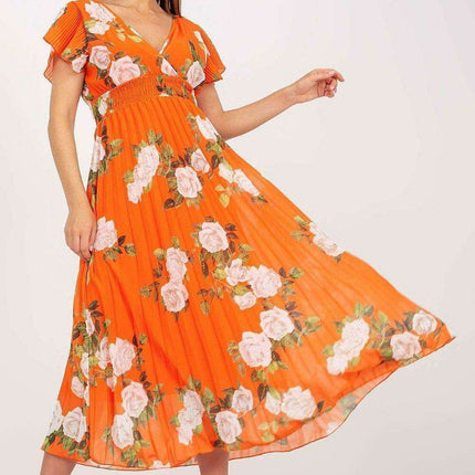 Charming Italian Frill Sleeve Summer Dress Daydress Italy - Très Elite